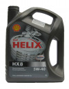 Купить Моторное масло Shell Helix HX8 5W-40 4л  в Минске.