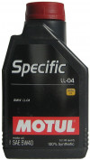 Купить Моторное масло Motul Specific LL-04 5W-40 1л  в Минске.