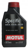 Купить Моторное масло Motul Specific 505.01/ 502.00/ 505.00 5W-40 1л  в Минске.