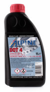 Купить Тормозная жидкость Alpine Brake Fluid DOT4 1л  в Минске.