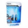 Купить Лампы автомобильные Philips H6W Bluevision 2шт (12036BVB2)  в Минске.