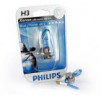 Купить Лампы автомобильные Philips H3 Blue vision ultra 4000k 1шт (12336BVUB1)  в Минске.