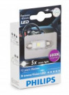 Купить Лампы автомобильные Philips SV8.5 Festoon X-tremeVision LED 6000k 1шт (129466000KX1)  в Минске.