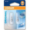 Купить Лампы автомобильные Osram W2W 12V 2W W2X4.6D Original Line 2шт [2722-02B]  в Минске.