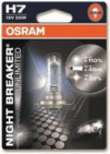 Купить Лампы автомобильные Osram Night Breaker Unlimited H7 1шт (64210NBU-01B)  в Минске.