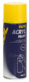 Купить Автокосметика и аксессуары Mannol Acryl Paint Silver 9676 Краска акрил серебро 450мл  в Минске.