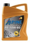 Купить Моторное масло Alpine RS Vollsynth 10W-60 5л  в Минске.
