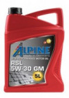 Купить Моторное масло Alpine RSL 5W-30 GM 5л  в Минске.