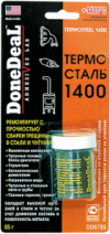 Купить Автокосметика и аксессуары DoneDeaL Термосталь-термостойкий сверхпрочный ремонтный герметик До 1400 С (DD6799)  в Минске.