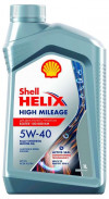 Купить Моторное масло Shell Helix High Mileage 5W-40 1л  в Минске.