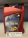 Купить Моторное масло Alpine RSL 5W-40 5л  в Минске.