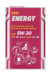Купить Моторное масло Mannol Energy 5W-30 API SN/CH-4 1л (металл)  в Минске.