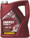 Купить Моторное масло Mannol ENERGY COMBI LL 5W-30 5л  в Минске.