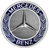 Купить Фирменные аксессуары Mercedes-Benz Заглушка колесного диска синяя объемная B66470210  в Минске.