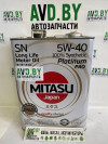 Купить Моторное масло Mitasu MJ-112 5W-40 4л  в Минске.