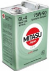 Купить Трансмиссионное масло Mitasu MJ-443 GEAR OIL GL-4 75W-90 Synthetic Blended 4л  в Минске.