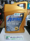 Купить Моторное масло Alpine DX1 5W-30 5л  в Минске.