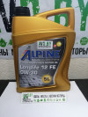 Купить Моторное масло Alpine Longlife 12 FE 0W-30 5л  в Минске.
