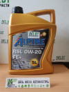 Купить Моторное масло Alpine RSL FE+ 0W-20 5л  в Минске.