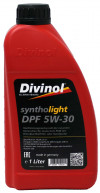 Купить Моторное масло Divinol Syntholight DPF 5W-30 1л  в Минске.