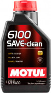 Купить Моторное масло Motul 6100 Save-Clean+ 5W-30 1л  в Минске.