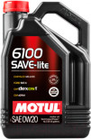 Купить Моторное масло Motul 6100 Save-Lite 0W-20 4л  в Минске.