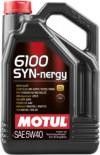 Купить Моторное масло Motul 6100 Syn-Nergy 5W-40 5л  в Минске.