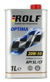 Купить Моторное масло ROLF Optima 20W-50 SL/CF 1л  в Минске.