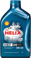 Купить Моторное масло Shell Helix HX7 AG 5W-30 1л  в Минске.