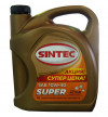 Купить Моторное масло SINTEC Супер 10W-40 SG/CD 4л  в Минске.