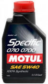 Купить Моторное масло Motul Specific 0710 - 0700 5W-40 1л  в Минске.