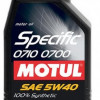 Купить Моторное масло Motul Specific 0710 - 0700 5W-40 5л  в Минске.