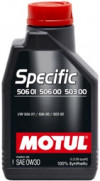 Купить Моторное масло Motul Specific VW 506.01/ 503.00/ 506.00 0W30 1л  в Минске.