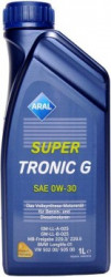 Купить Моторное масло Aral Super Tronic G SAE 0W-30 1л  в Минске.