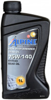 Купить Трансмиссионное масло Alpine Syngear LS 75W-140 LS 1л  в Минске.