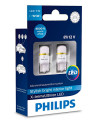 Купить Лампы автомобильные Philips T10 X-tremeUltinon LED 4000K 2шт  в Минске.