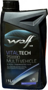 Купить Трансмиссионное масло Wolf VitalTech 75W-80 Multi Vehicle 1л  в Минске.