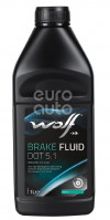 Купить Тормозная жидкость Wolf Brake Fluid DOT 5.1 1л  в Минске.