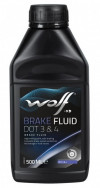 Купить Тормозная жидкость Wolf Brake Fluid DOT4 0,5л  в Минске.