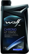Купить Моторное масло Wolf Chrono 4T 10W-50 1л  в Минске.