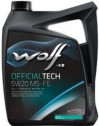 Купить Моторное масло Wolf Official Tech MS-FE 5W-20 4л  в Минске.