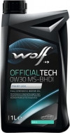 Купить Моторное масло Wolf OfficialTech MS-BHDI 0W-30 1л  в Минске.