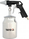 Купить Другой инструмент Yato Пистолет пневматический пескоструйный с бачком 1л 160 литров в минуту (YT-2376)  в Минске.
