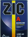 Купить Моторное масло ZIC A 10W-40 6л  в Минске.
