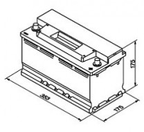 Купить Автомобильные аккумуляторы AutoPart GD900 600-560 (100 А·ч)  в Минске.