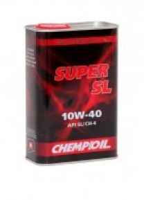 Купить Моторное масло Chempioil Super SL 10W-40 API SL/CH-4 (metal) 1л  в Минске.