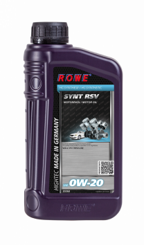 Купить Моторное масло ROWE Hightec Synt RS Longlife IV 0W-20 1л [20036-0010-03]  в Минске.