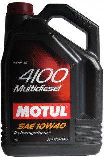 Купить Моторное масло Motul 4100 Multidiesel 10W-40 5л  в Минске.