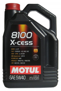 Купить Моторное масло Motul 8100 X-cess 5W-40 4л  в Минске.