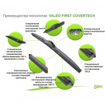 Купить Щетки стеклоочистителей Valeo Hybrid VFH650  в Минске.